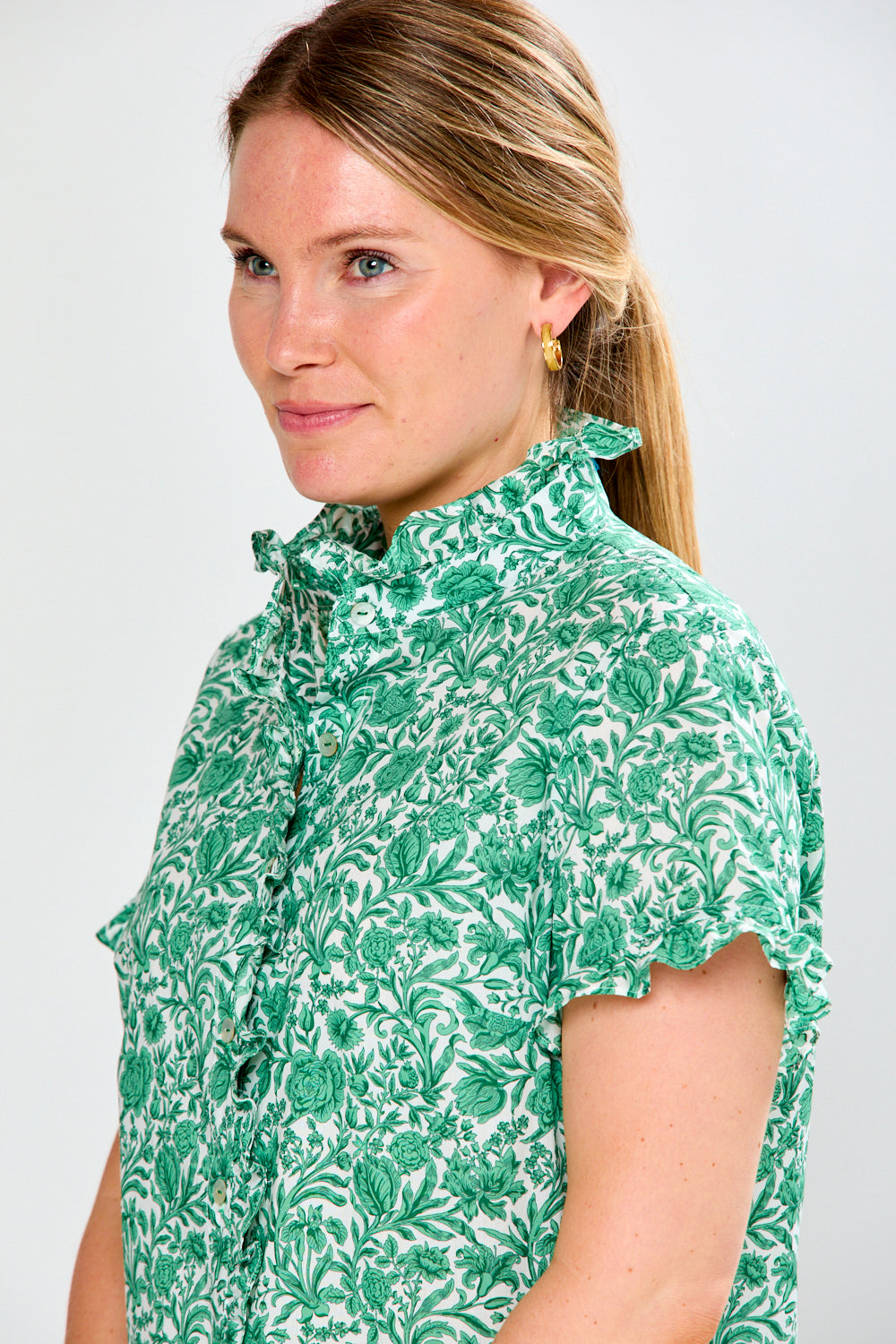 The Clover Top in Liberty Floral – Sara Campbell
