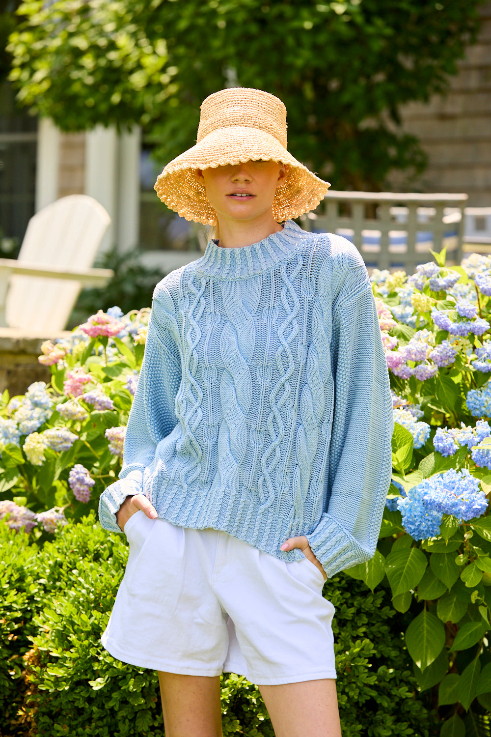 The Stonewash Cable Sweater