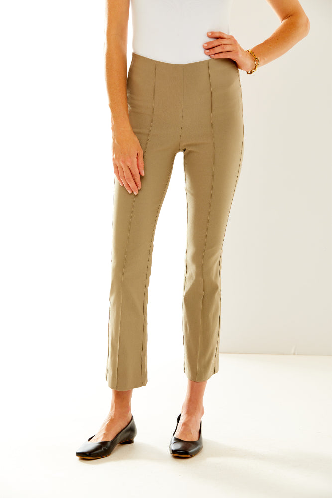Woman in khaki pants