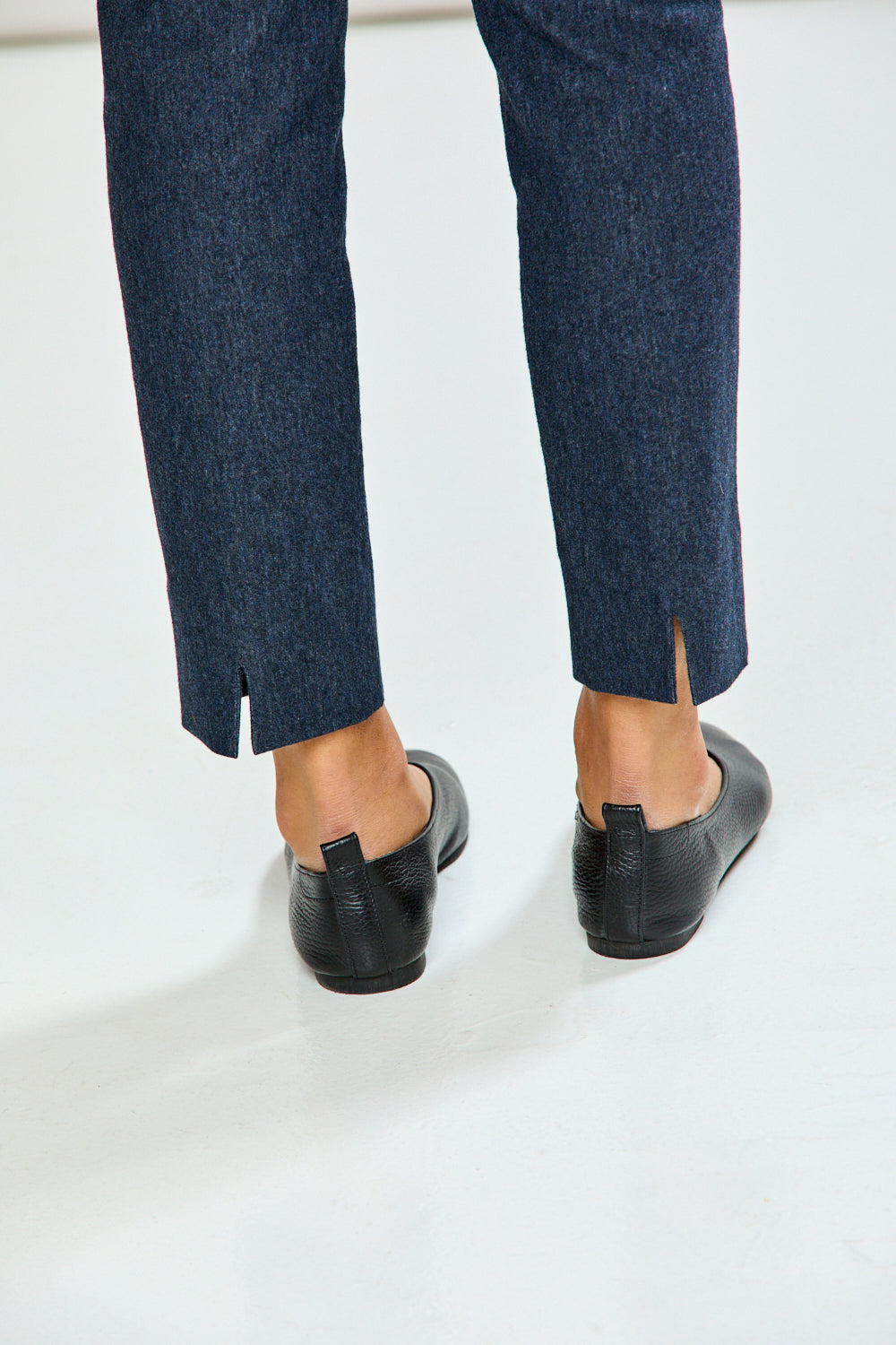 The Sara Campbell Flannel Sheri Pant in Denim