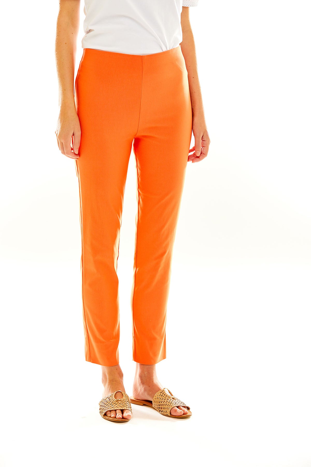 The best-selling Sara Campbell Sheri Pants in Tangerine