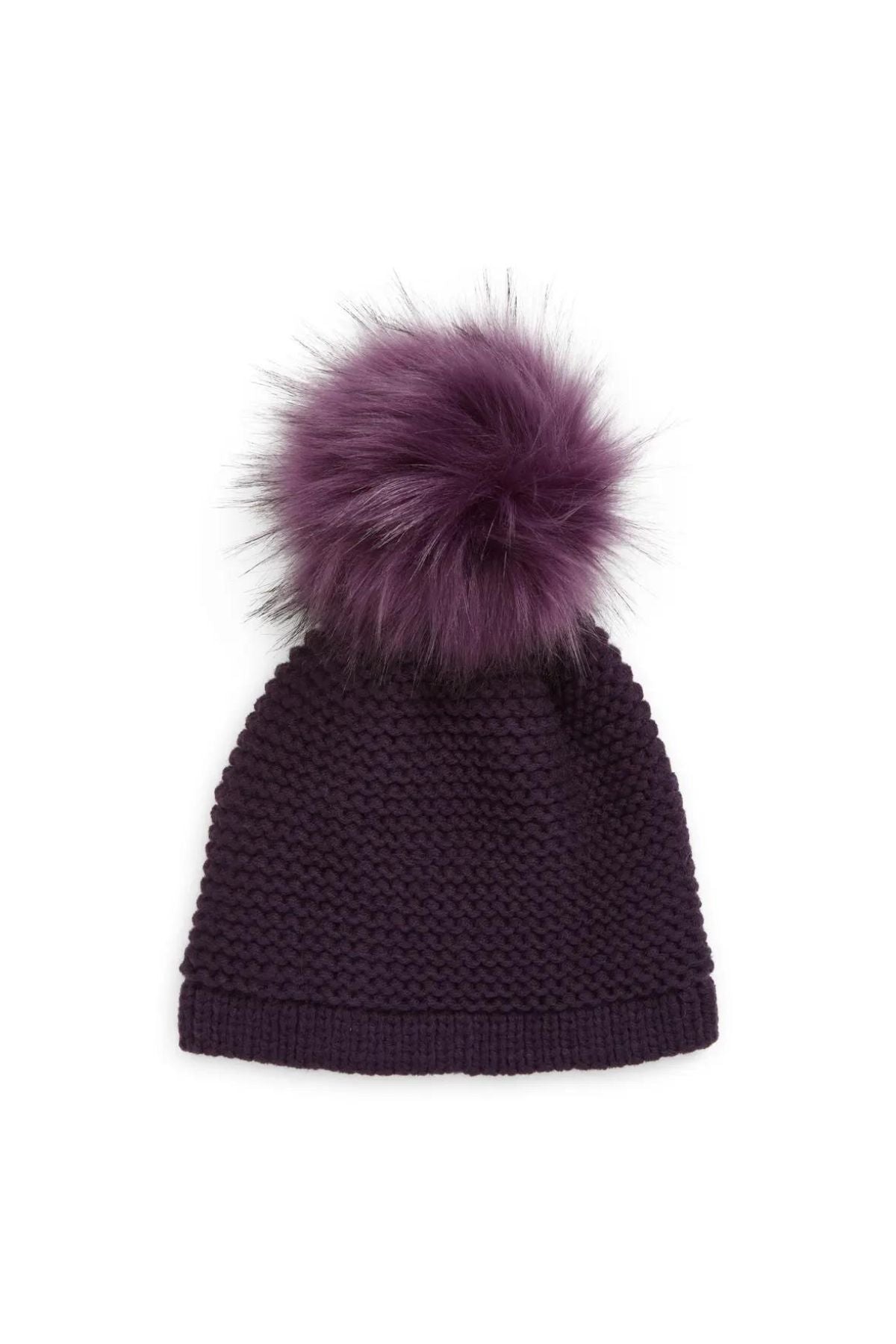 Purple icon beanie