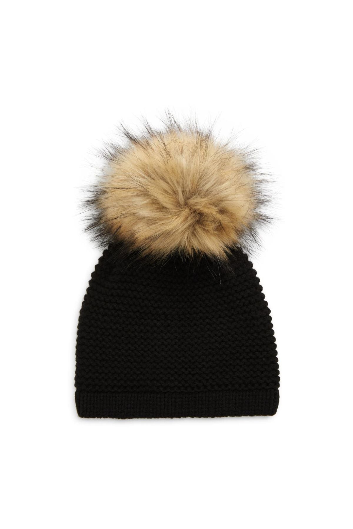 Black icon beanie