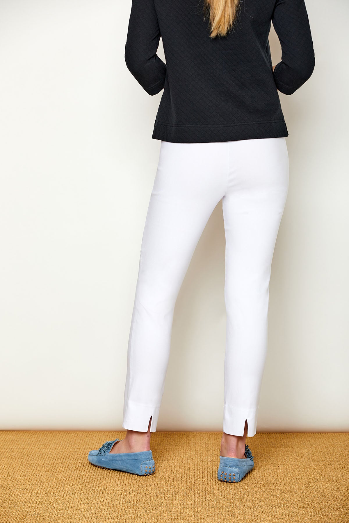 The best-selling Sara Campbell Sheri Pants in white