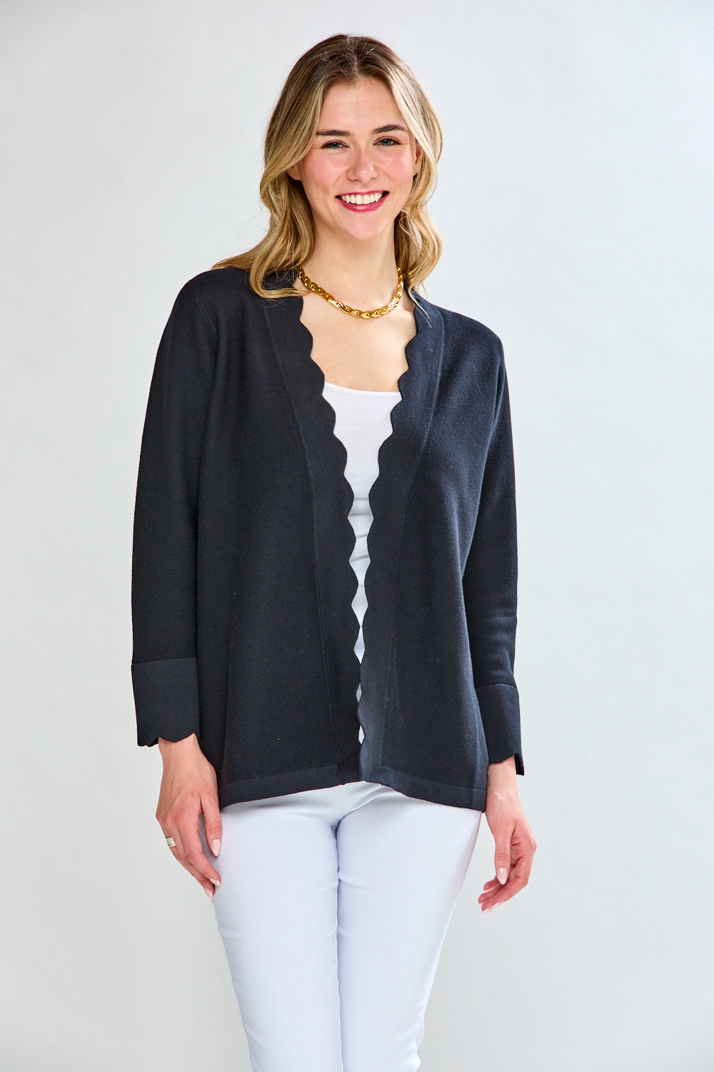 The Scallop Cardigan