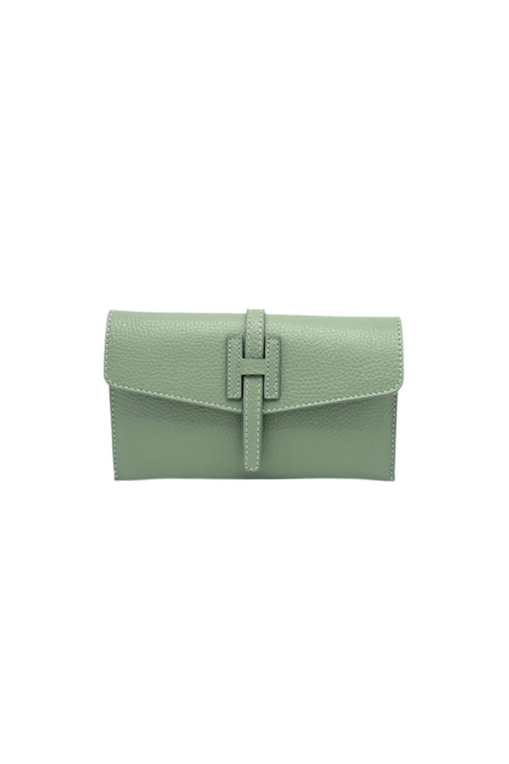 Light blue mini clutch bag