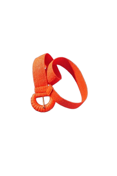 Orange halfmoon belt