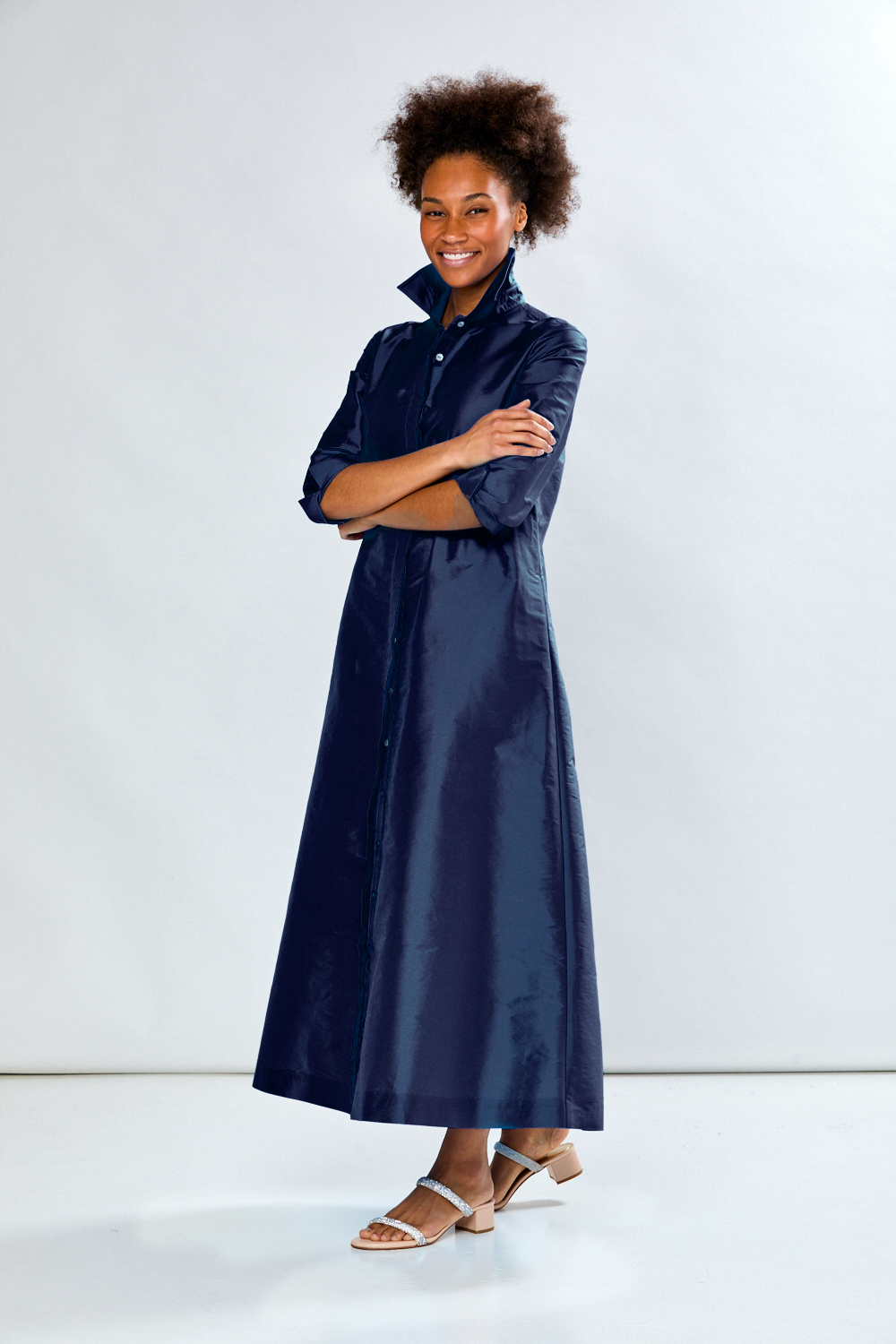 The Hollie Dress in Navy