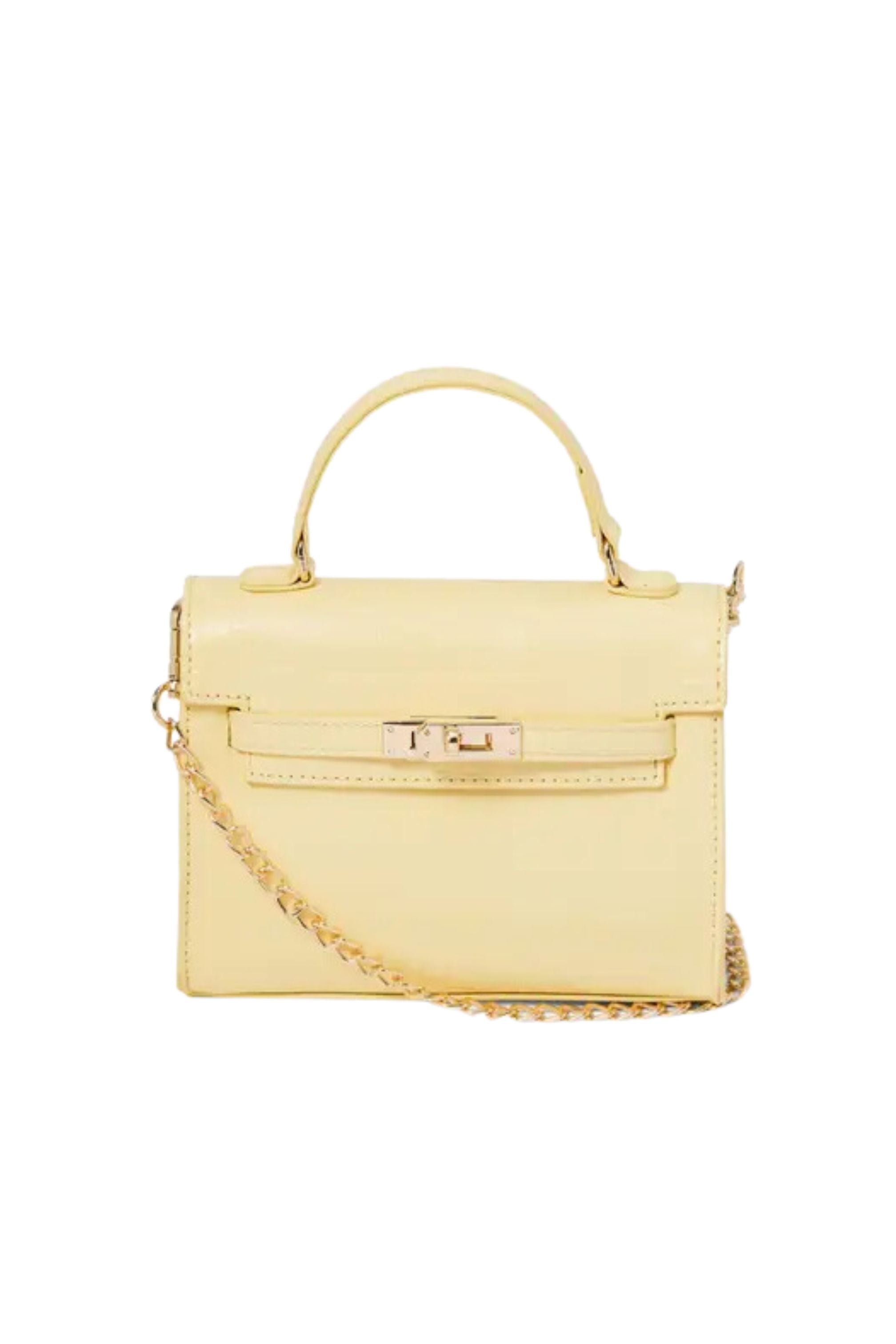 Yellow handbag