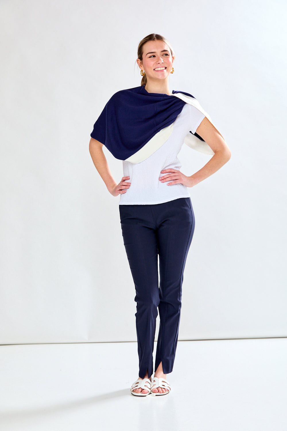 The Scallop Tippled Poncho