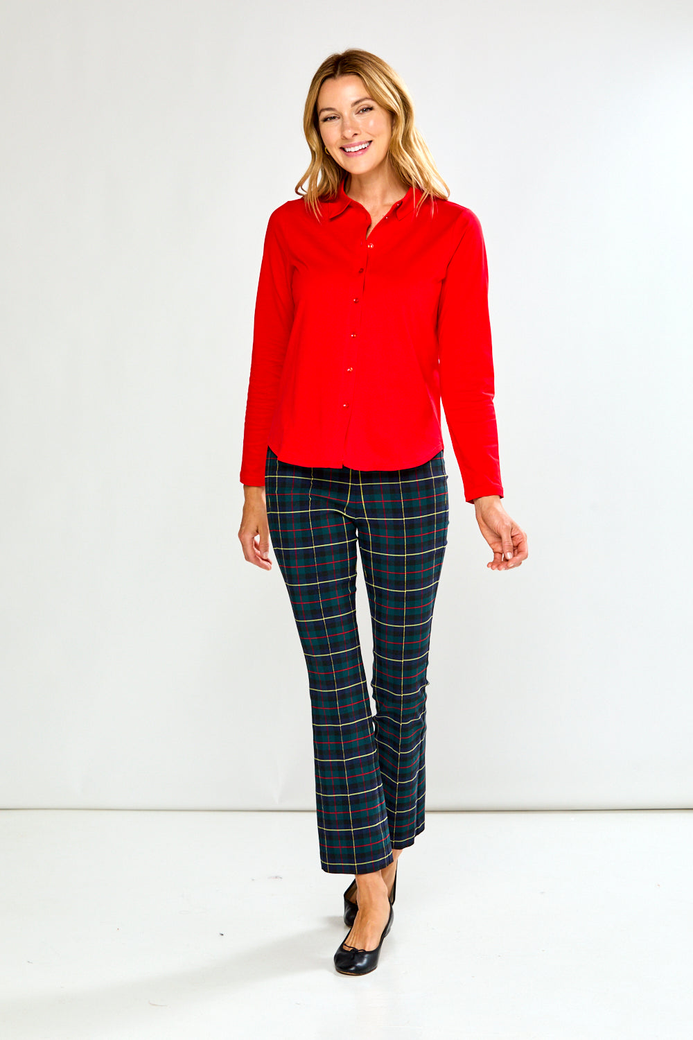 Long Sleeve Cotton Knit Shirt