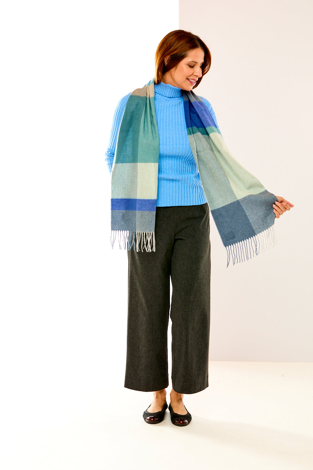 Colorful Colorblock Scarf