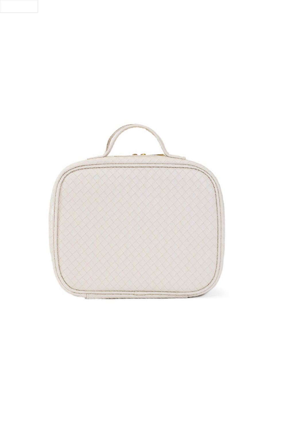 Toiletry bag on a white background