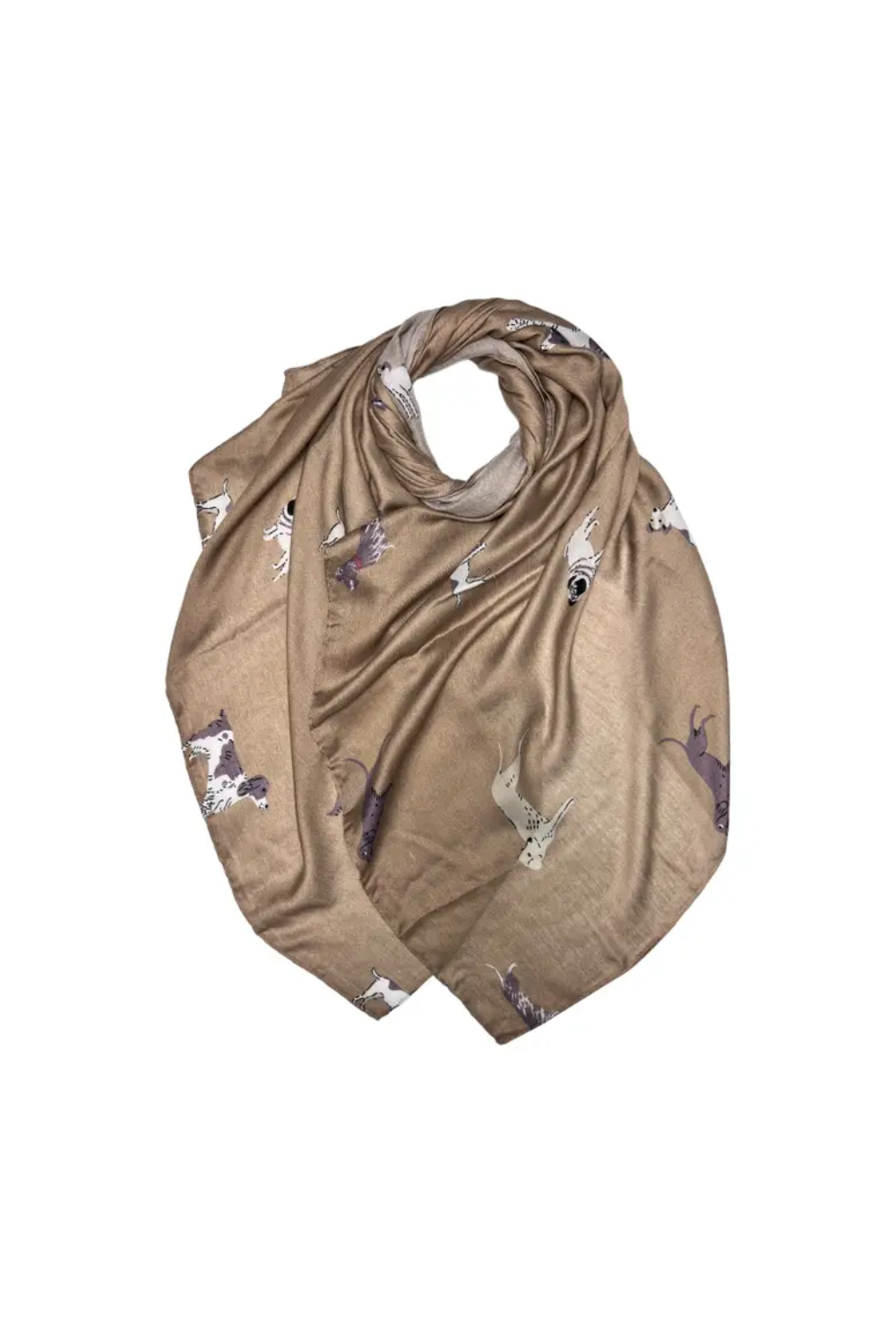 Mocca dog scarf