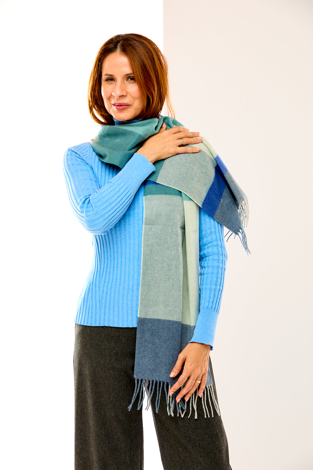 Colorful Colorblock Scarf