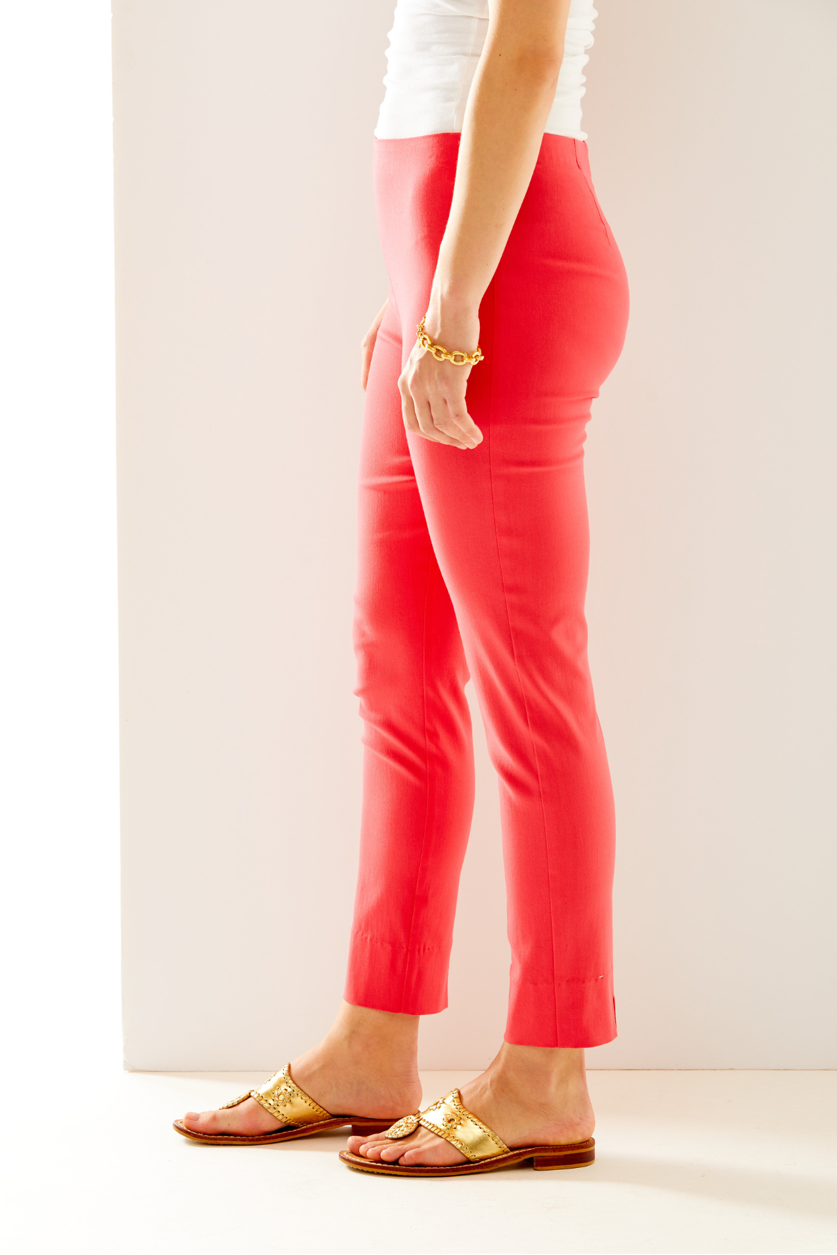 The best-selling Sara Campbell Sheri Pants in Coral