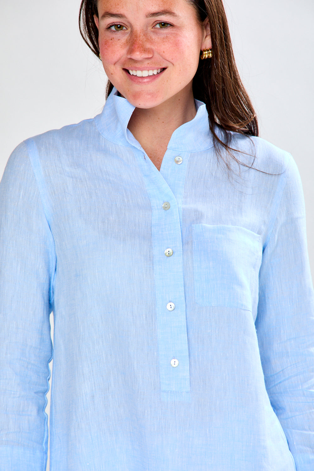 The Daniella Tunic in Sky Blue