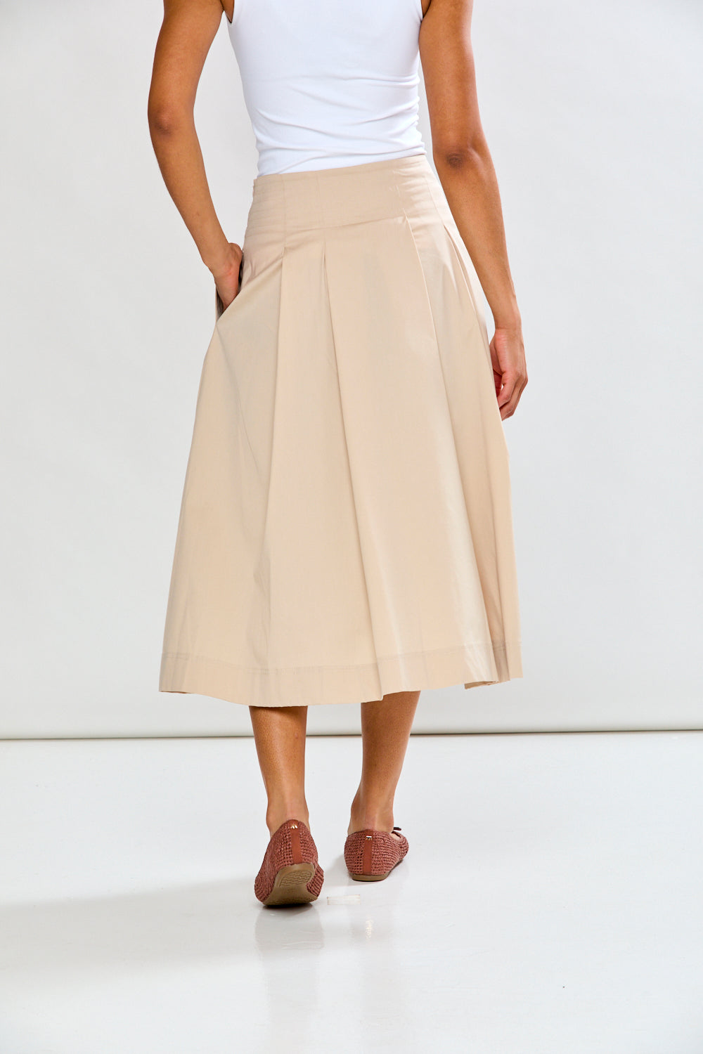 The Ruby Skirt in Sand