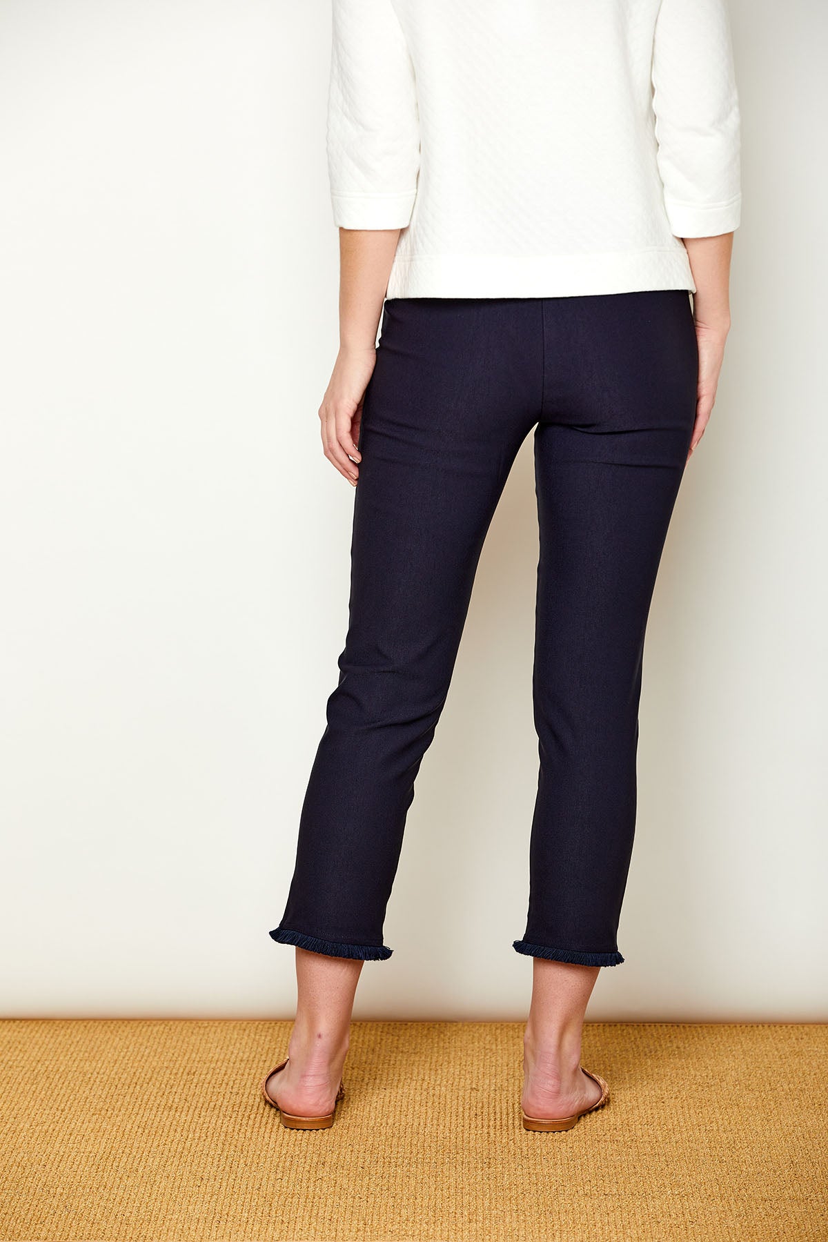 The Sheri Pant with Fringe at the hem
