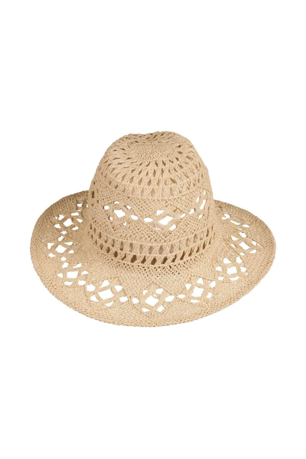 Cut out straw hat