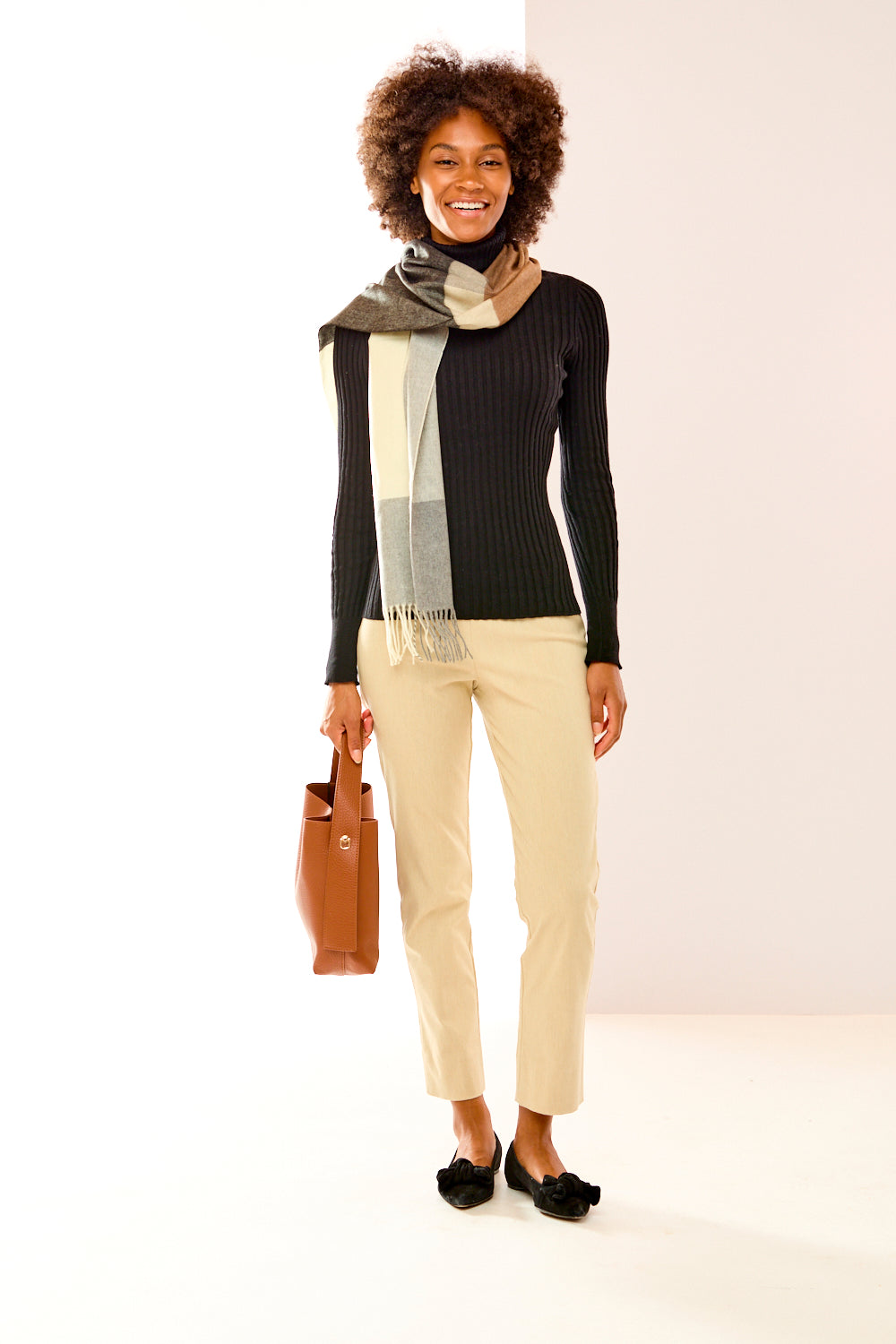 Colorful Colorblock Scarf