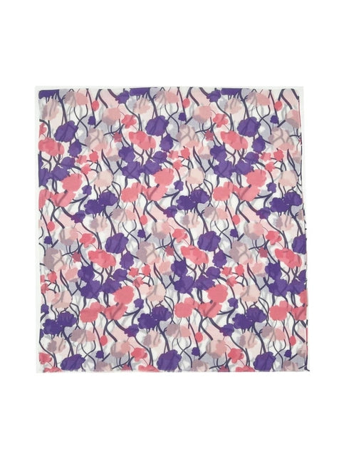 Purple print scarf