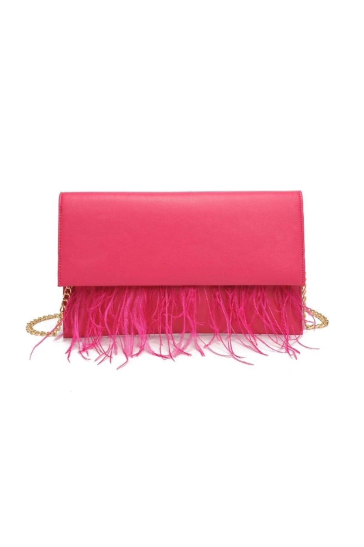 Hot pink everlee clutch