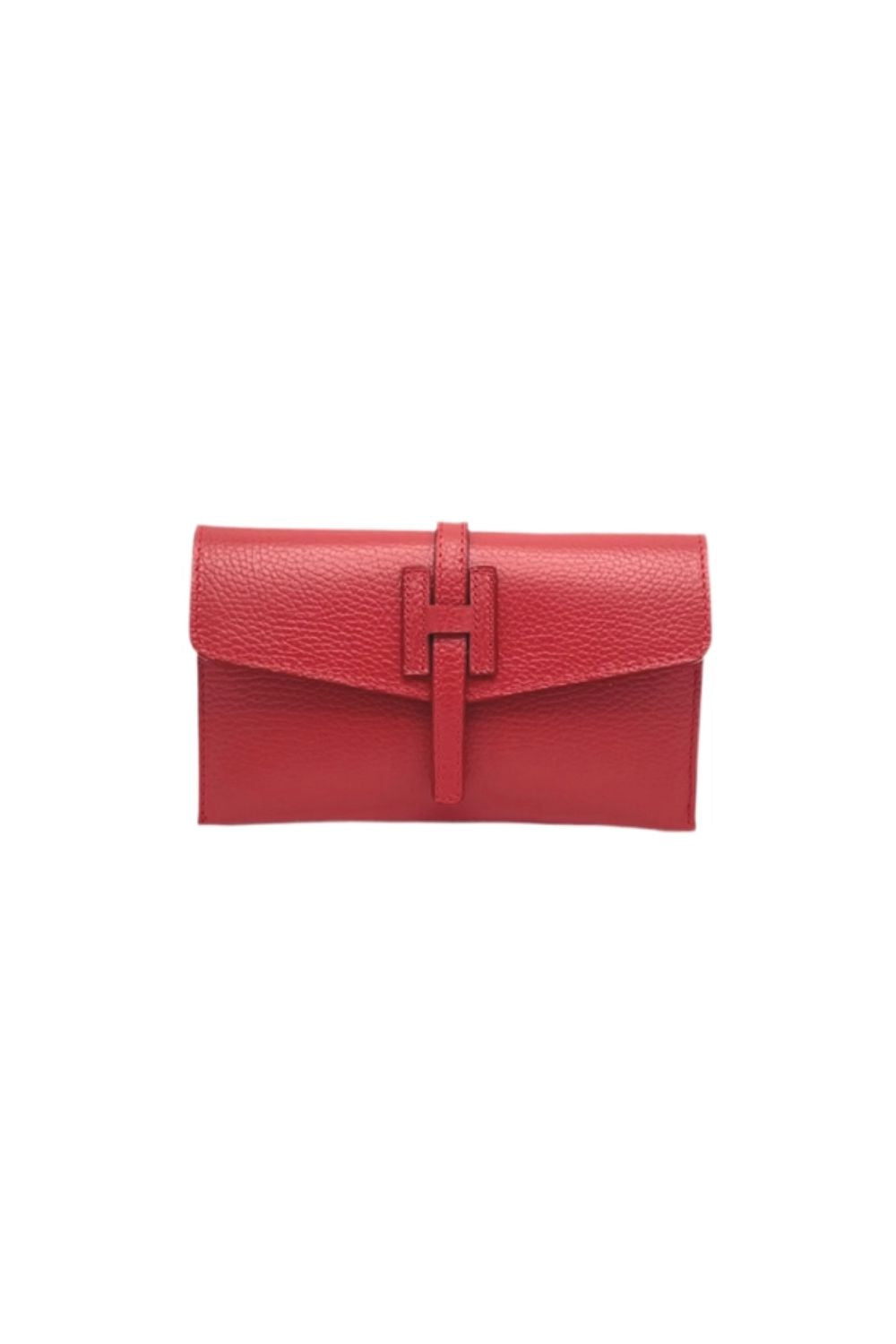 Red mini clutch bag