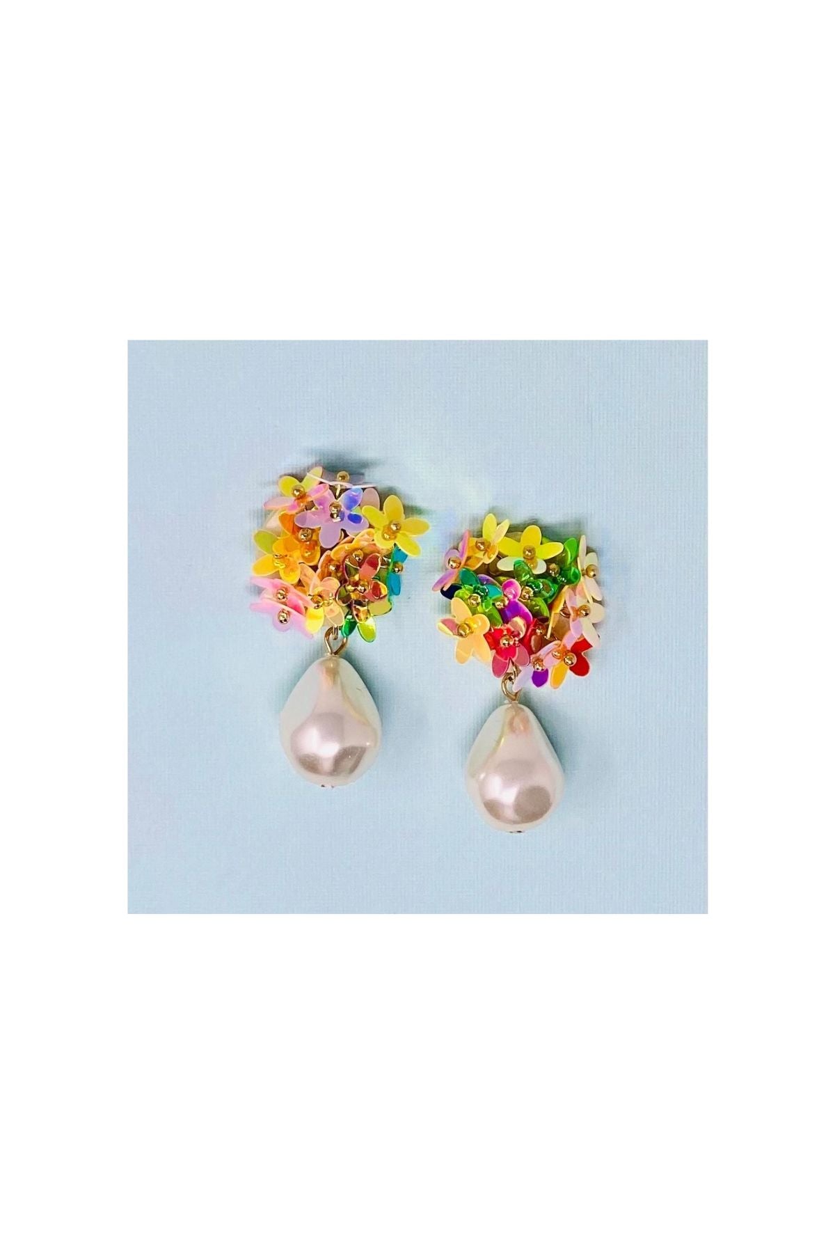 Multi floral Juliet earrings