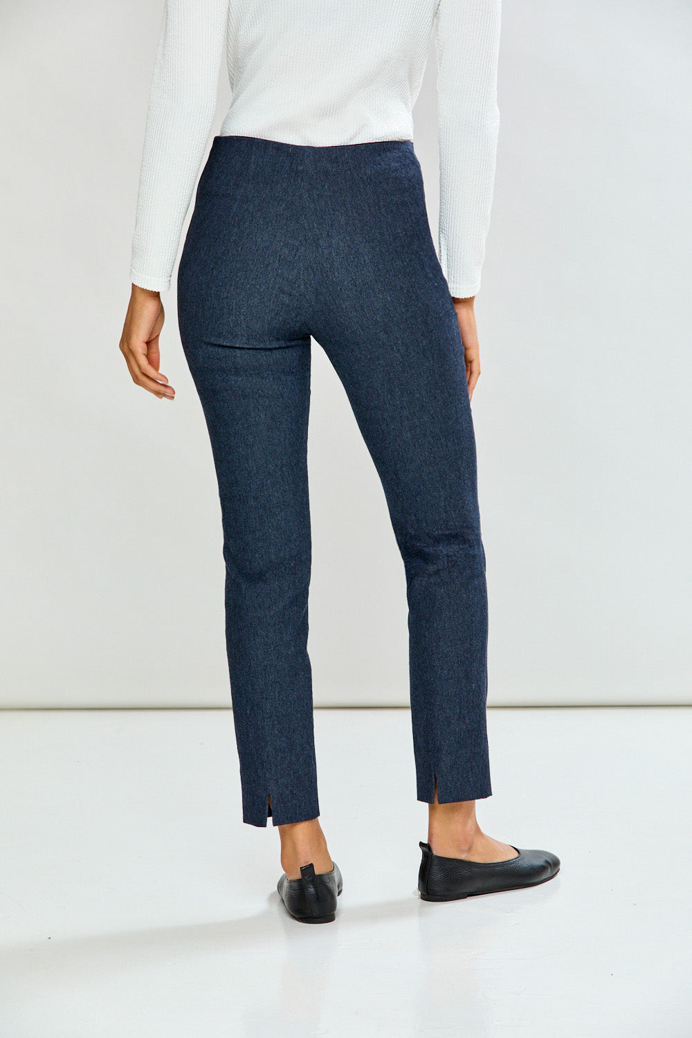 The Sara Campbell Flannel Sheri Pant in Denim