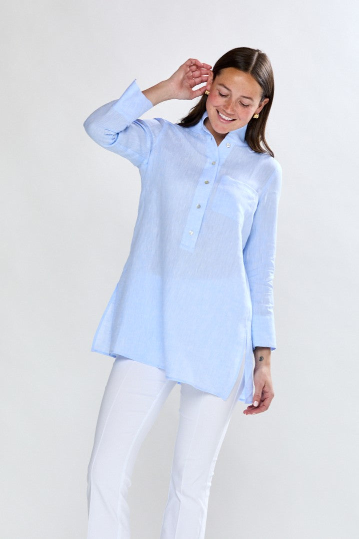 The Daniella Tunic in Sky Blue