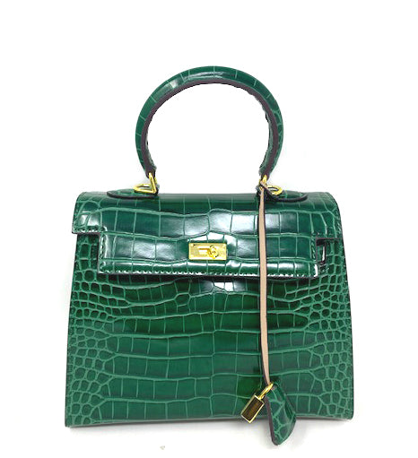 Croc Top Handle Crossbody