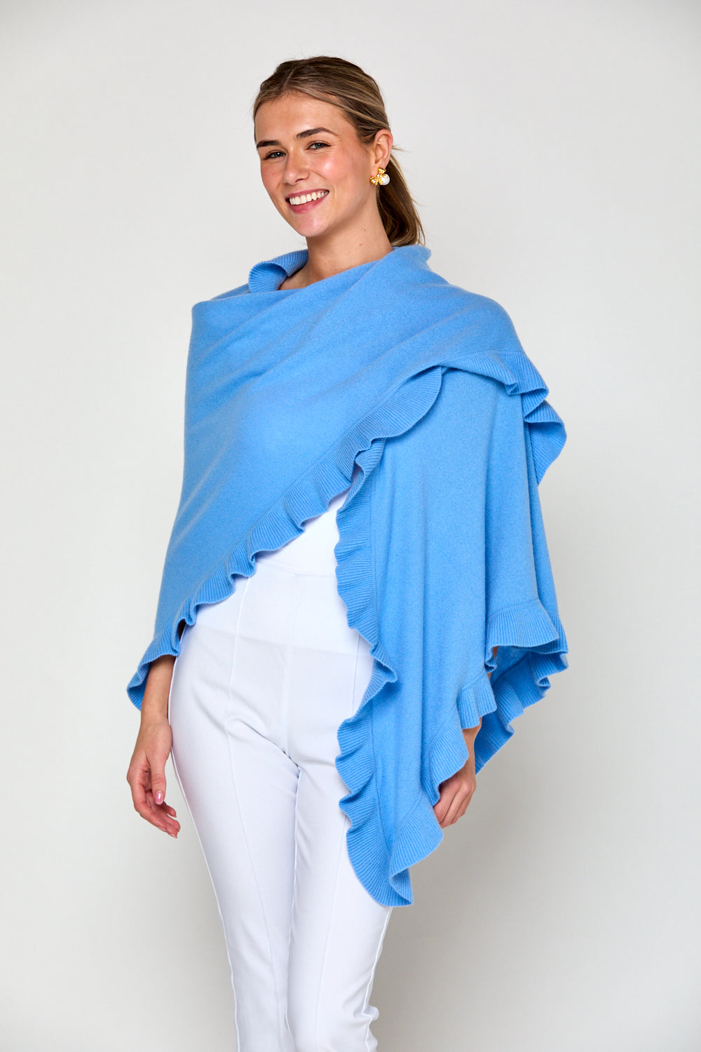 Cashmere Ruffle Triangle