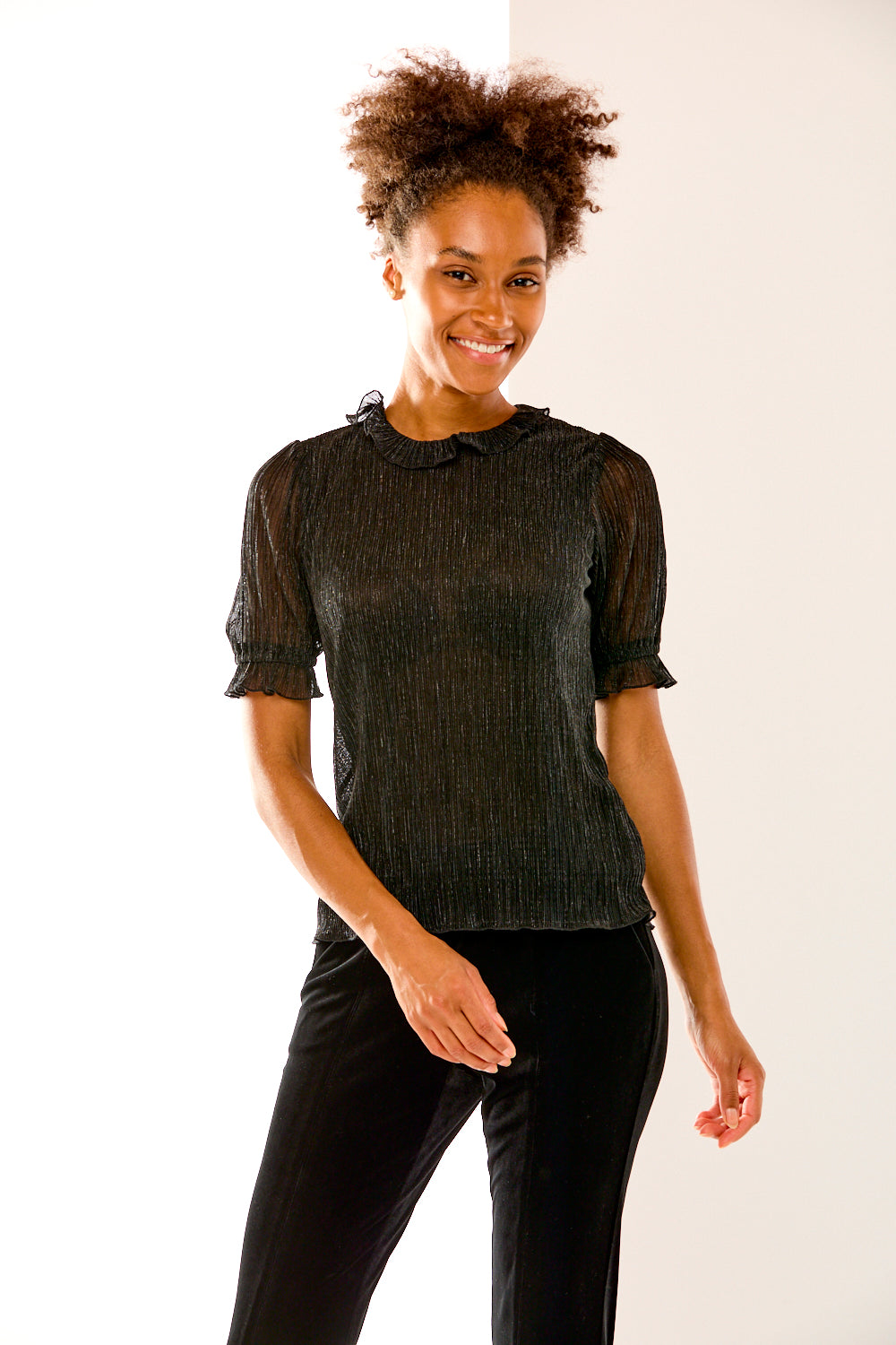 The Luna Tee in Metallic
