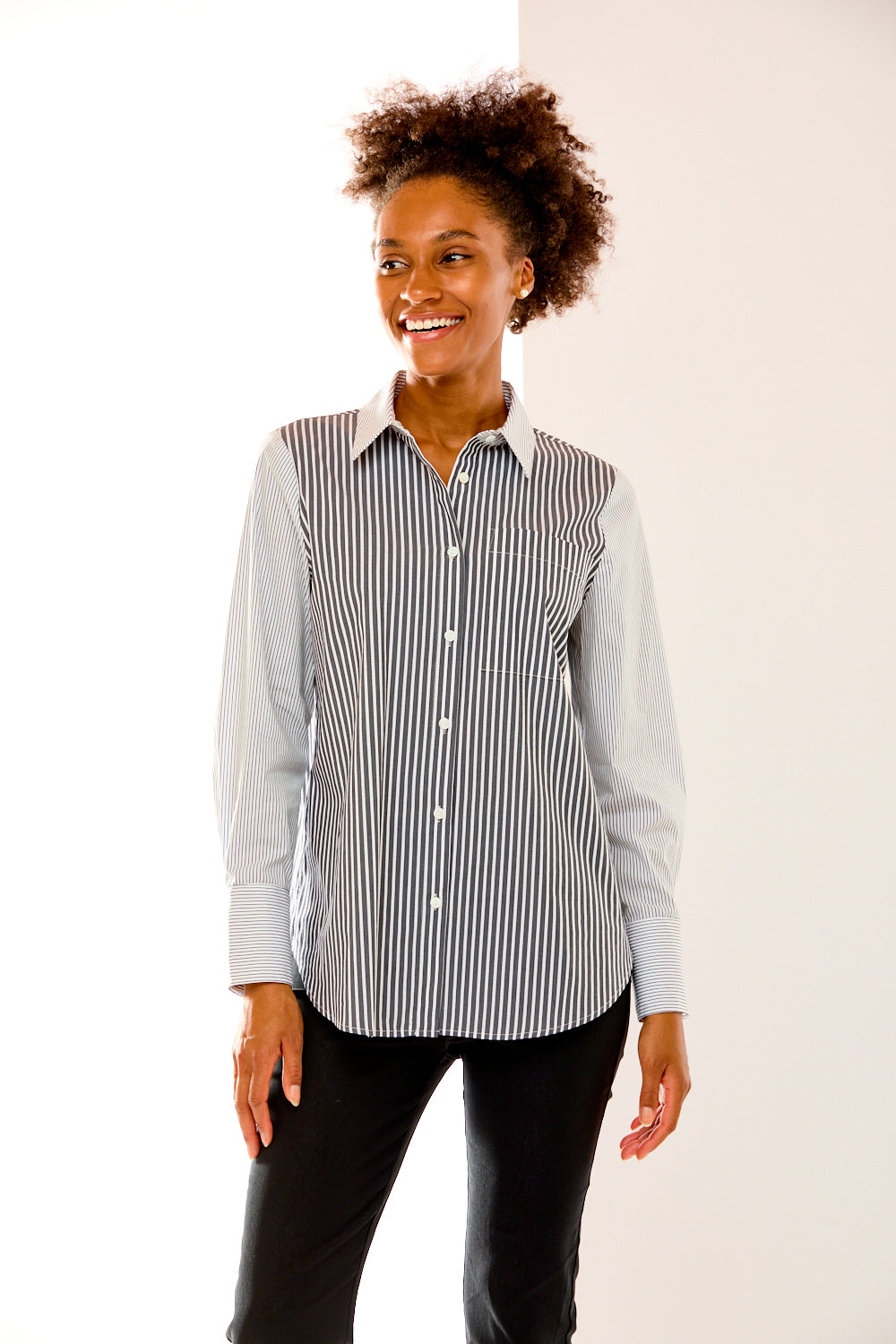 Harriet Printed Cotton 2024 Button-Down Shirt