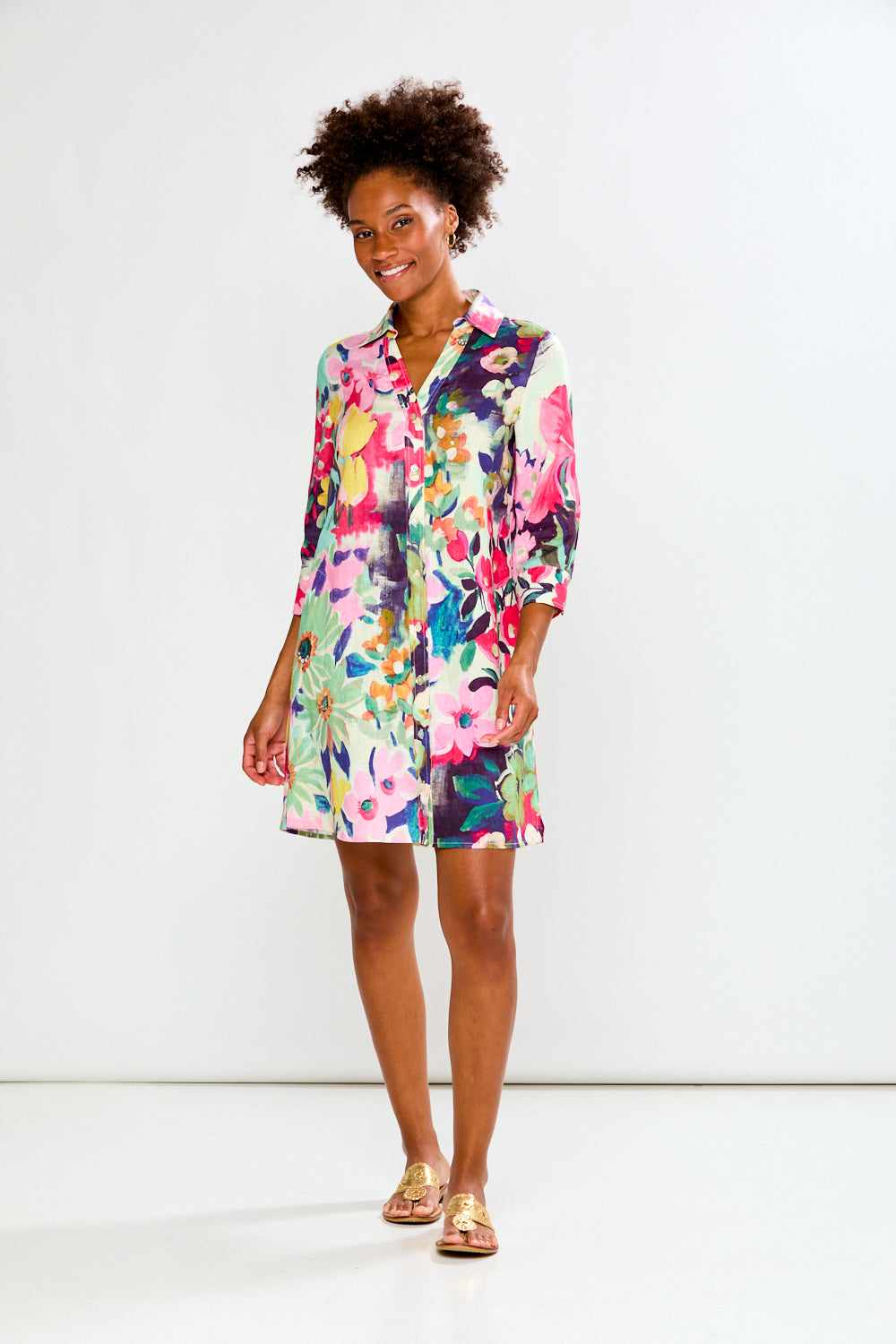 The Bea Dress in Tropical Blossom Tropical Blossom / S The Bea Dress in Tropical Blossom Tropical Blossom / S