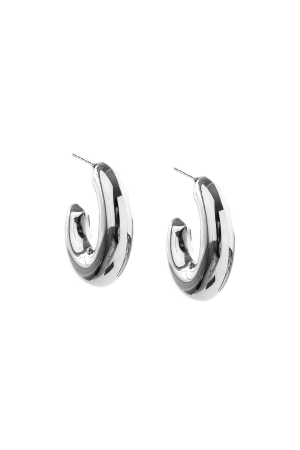 Silver hoop