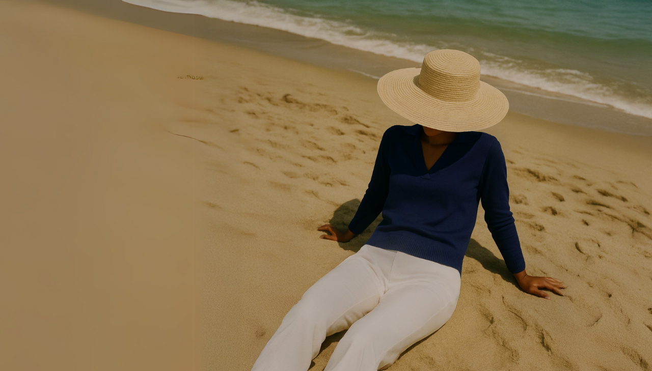 Woman on the beach