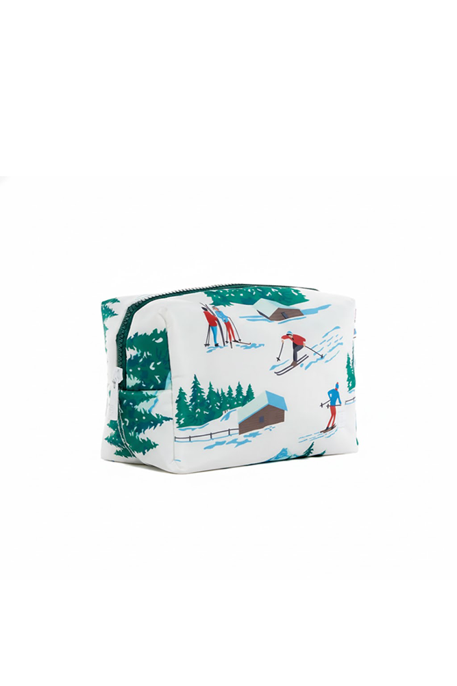 Ski Puffer Cosmetic Bag