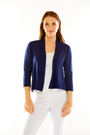 navy cardigan