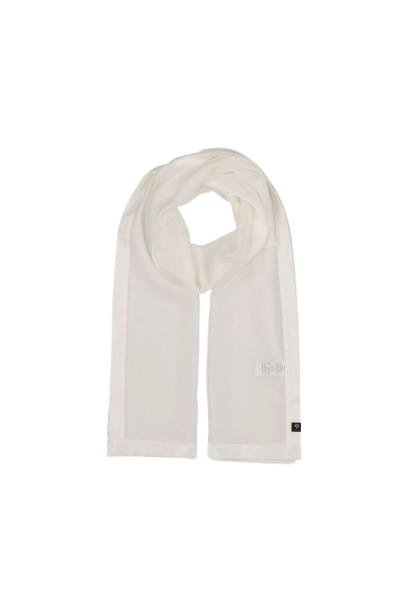 White satin wrap