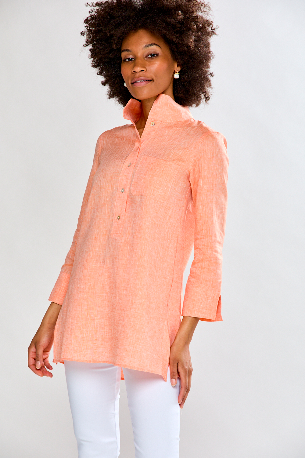 The Daniella Tunic in Orange