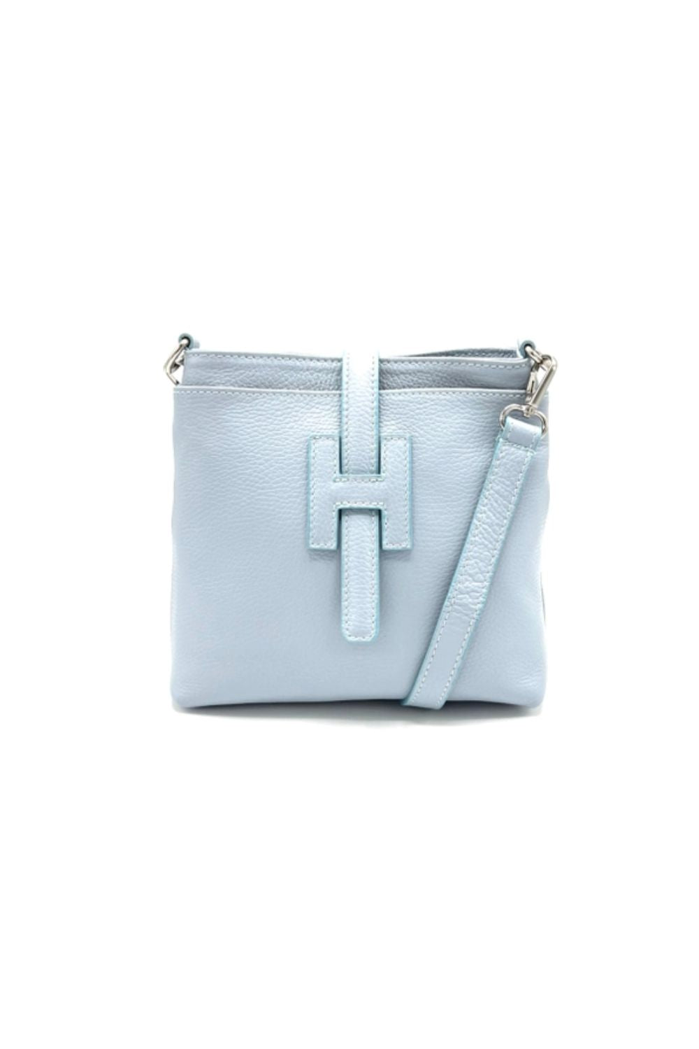 Light blue shoulder bag