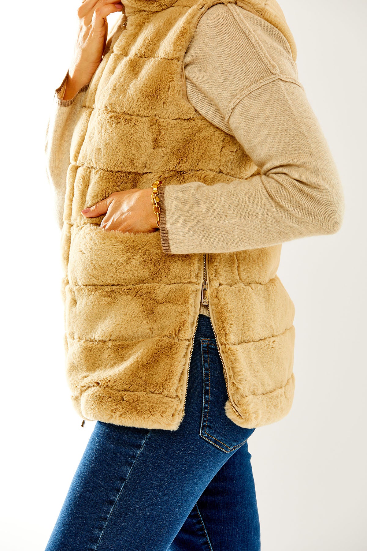 Woman in toast Lauren Vest