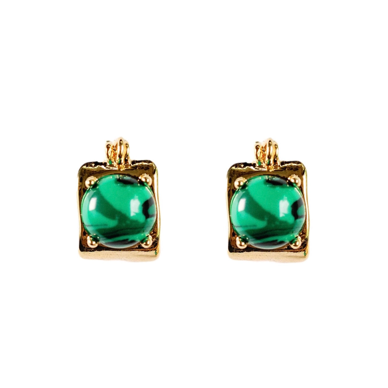 Mini Square Huggie Earring