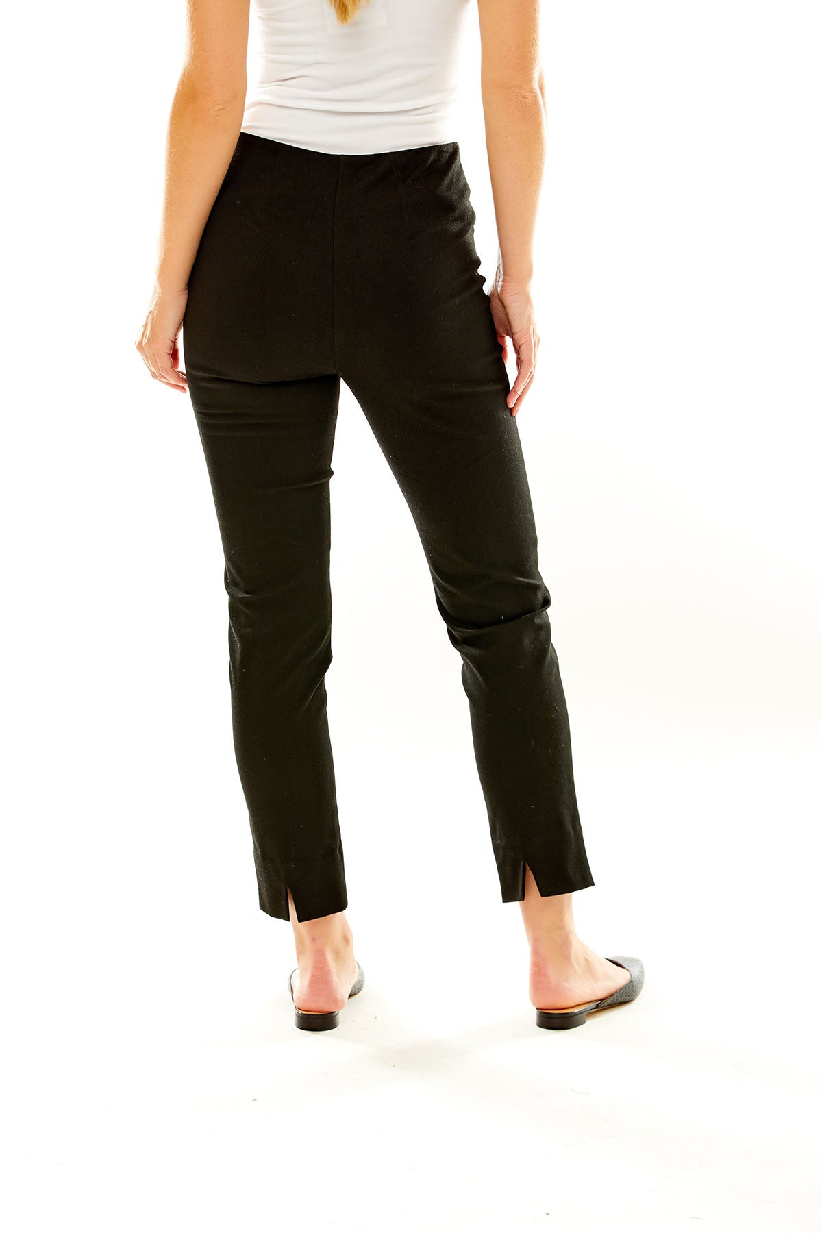 The Sara Campbell Flannel Sheri Pant in Black