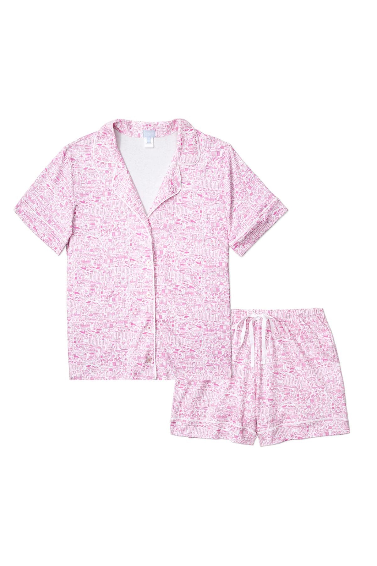 Pink Nantucket pajamas