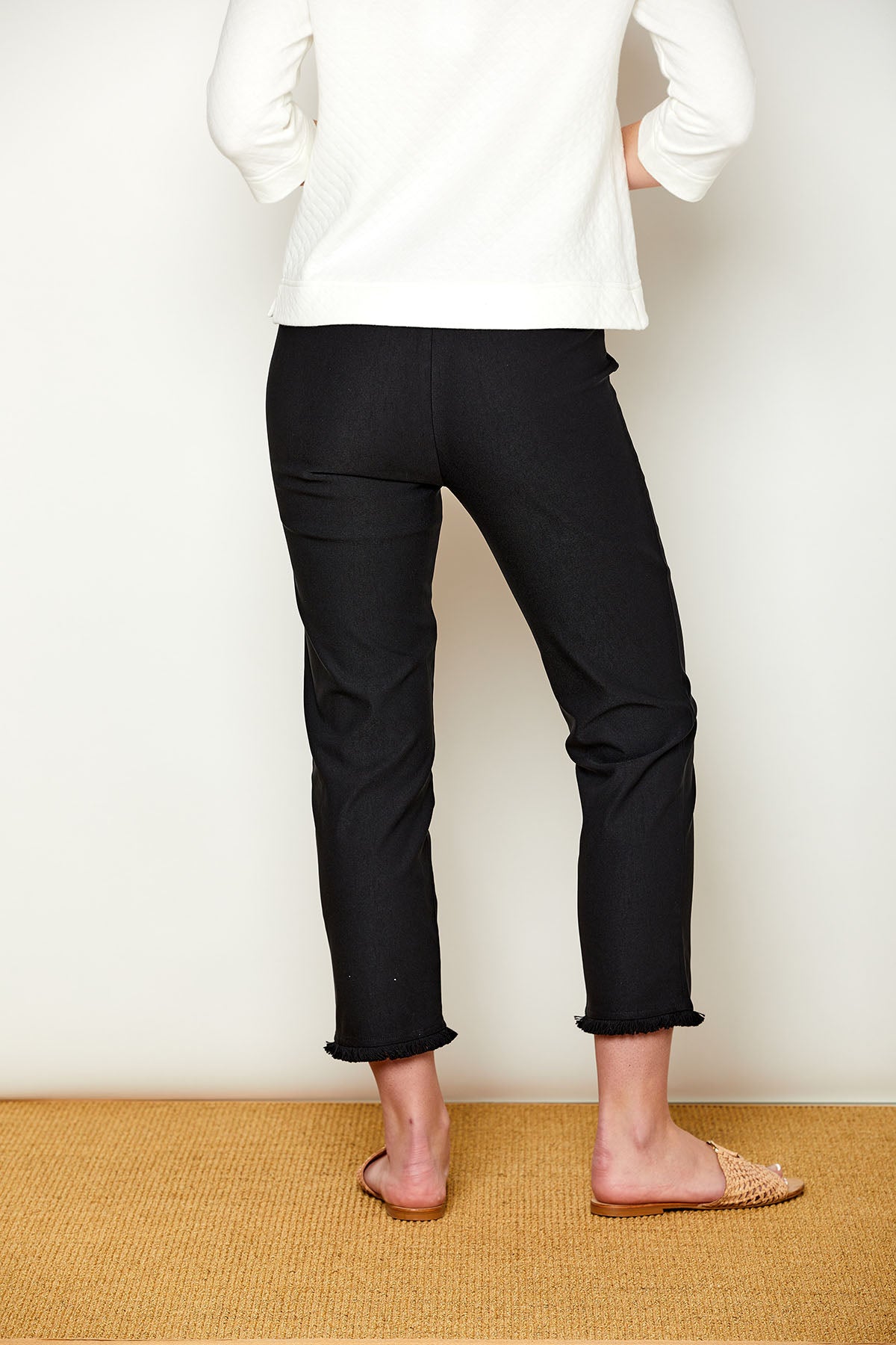 The Sheri Pant with Fringe at the hem