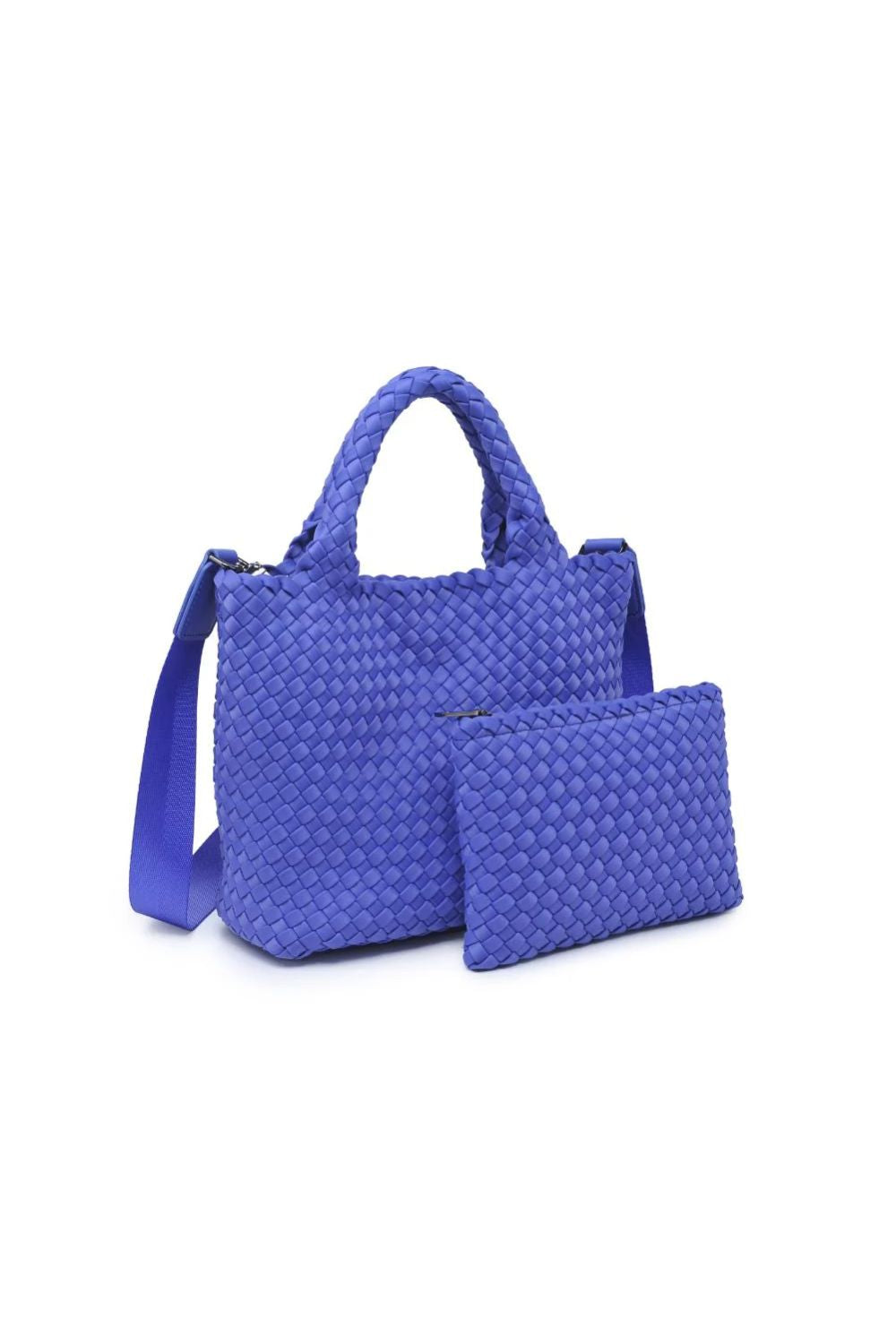 Periwinkle small crossbody tote