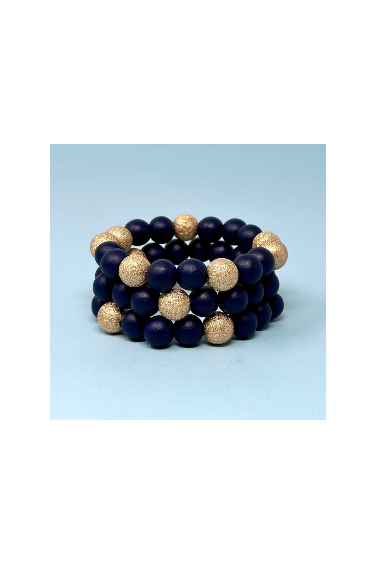 Navy beaded bracelet